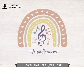 Download Music Teacher Svg Etsy
