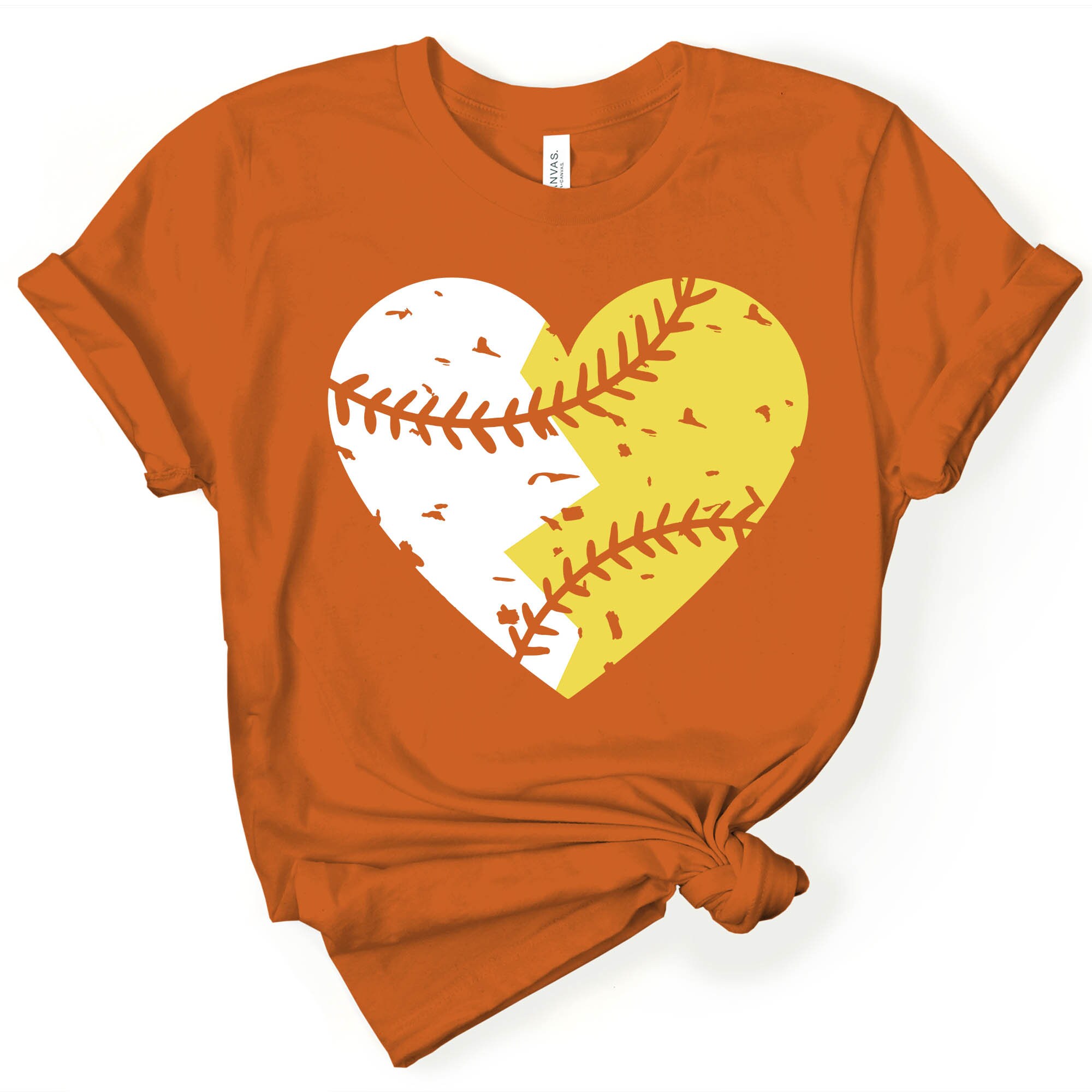 Distressed baseball softball heart svg bundle grunge Tshirt Etsy