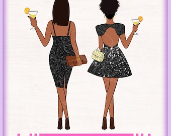 Woman Drink Up SVG, Best Friends Wine Together svg bundle, Sister Afro woman SVG, PNG clipart, svg layered cut file Cricut, tshirt tumbler