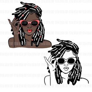 Download African svg Loc Hair SVG bundle for Cricut Silhouette | Etsy