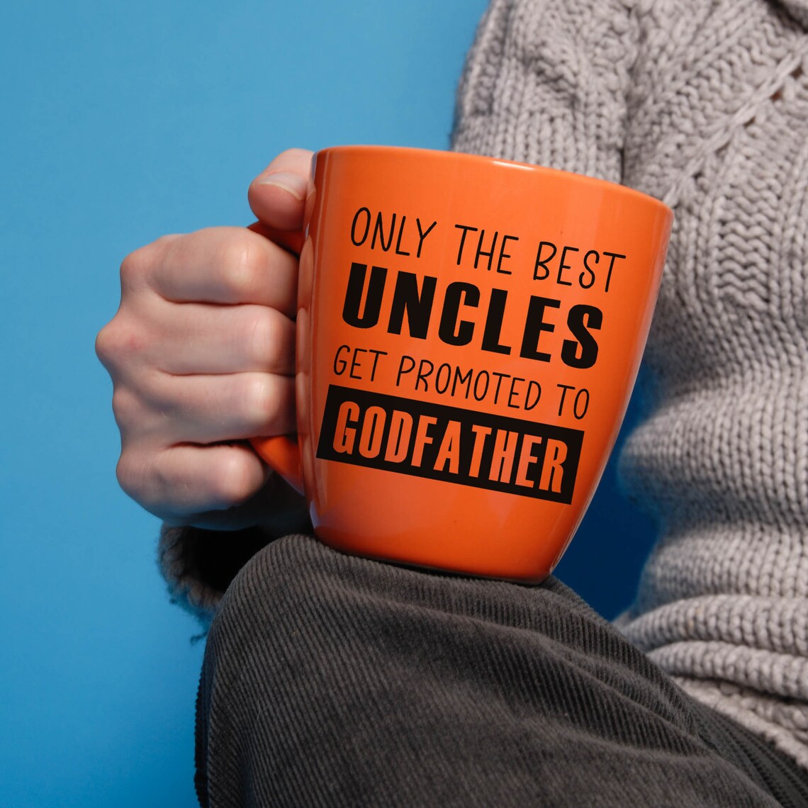 Only the Best Uncles Get Promoted to Godfather SVG Png Eps Etsy