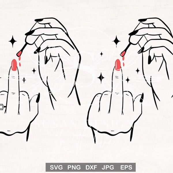 Middle Finger Ring Etsy