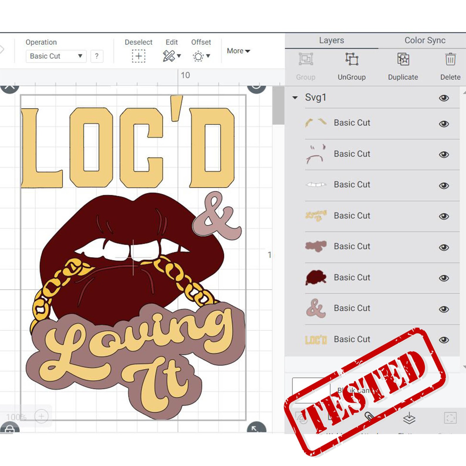 Loc'd and loving it svg biting lip svg Dreadlocks svg | Etsy