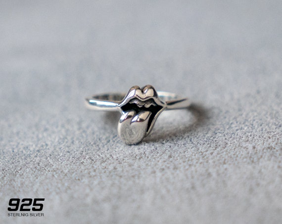 sterling silver tongue ring