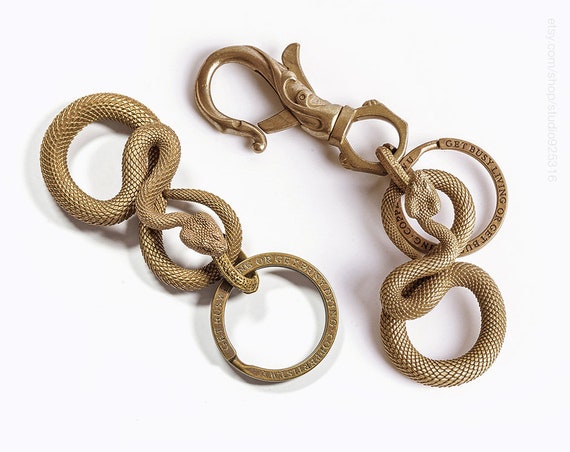 snake keychain