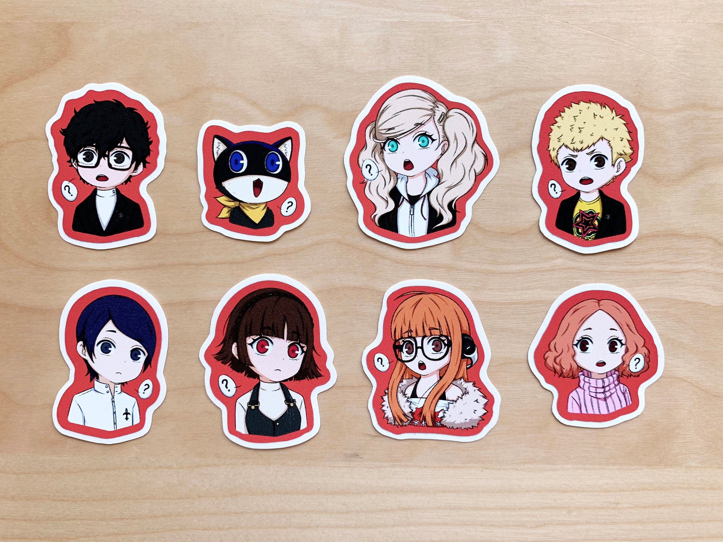 Persona 5 P5 Stickers Akira Joker Morgana Ryuji Ann Yusuke Etsy