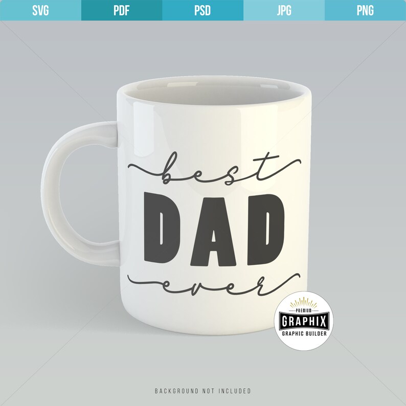 Download Best Dad Calligraphy font svg Text olverlay svg Printable ...