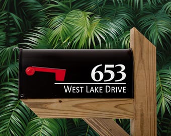 Personalized Mailbox Decal: Custom Address Vinyl Decals