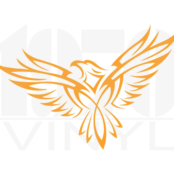 Tribal Eagle Vinyl Decal - Window Decal - Tumbler Decal - Laptop Decal - Mug Decal