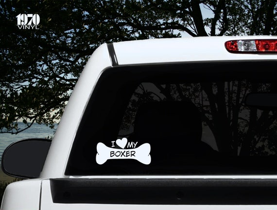 Car Truck Parts Custom Dog Name Pit Bull Terrier Pug