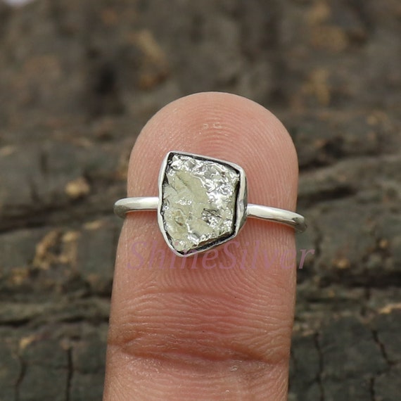 Raw pyrite best sale ring