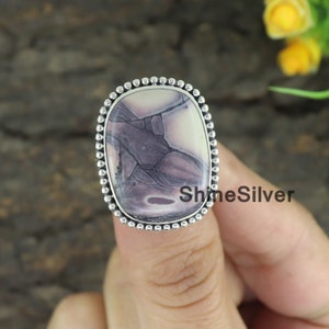 Picasso Imperial Jasper Ring, 925 Sterling Silver Ring, Statement Ring, Promise Ring , Handmade Jewelry, Jasper Ring, Engagement Gift Ring