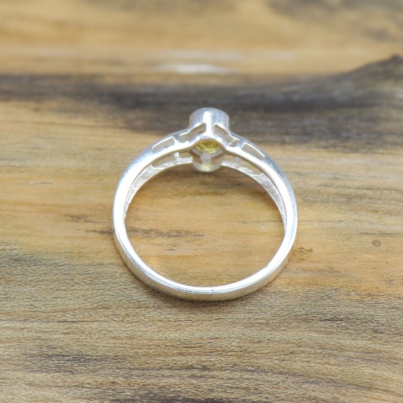Girf Ring For Girls Size 3 to 15 925 Sterling Silver Ring Natural Gemstone Ring Natural Yellow Sapphire Ring Propose Ring Wedding Ring