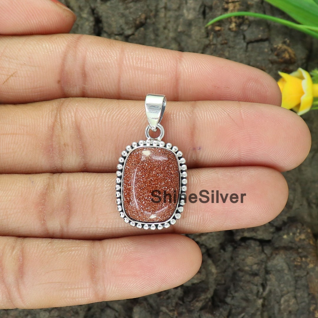 Golden Sun Sitara Pendant, 925 Silver Pendant, Gemstone Pendant Necklace, Sitara Women Pendant
