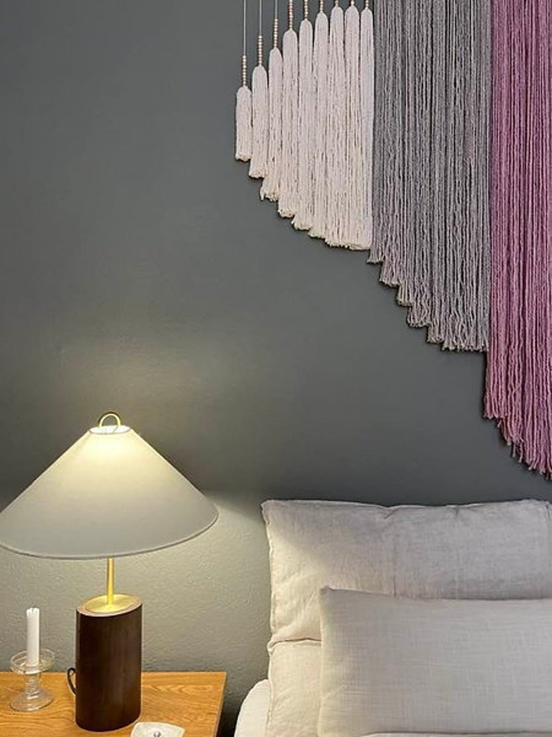 2023 Handmade Macrame Headboard Wall Art Decoration Large Etsy