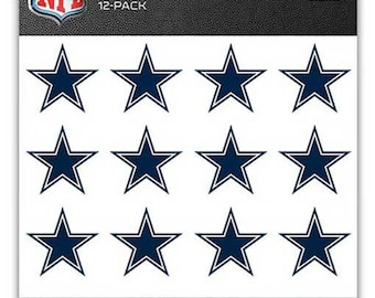 12 Mini Dallas Cowboys NFL sport Sticker Set Football Stickers