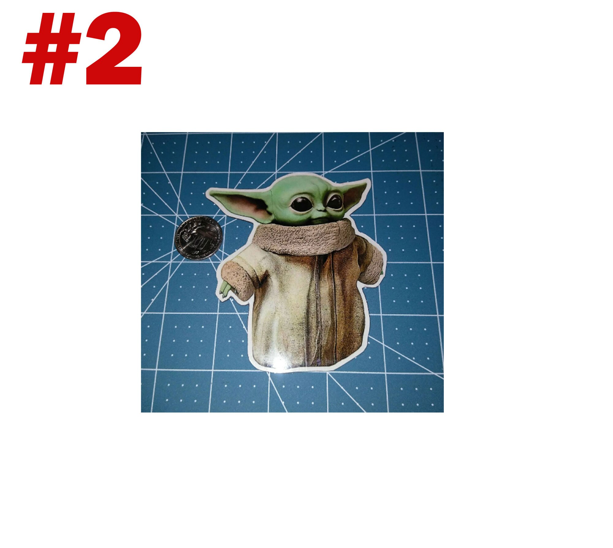 Bebé Yoda Pegatina Mejor Amigo Regalo Bebé Yoda Etsy