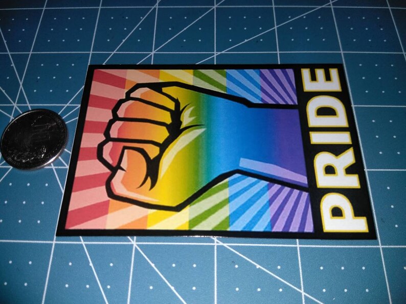 gay pride rainbow car magnets