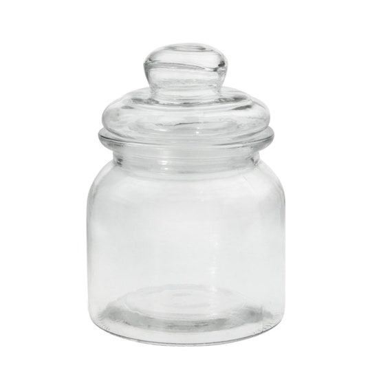 24 X Small Decorative Glass Apothecary Jars 400ml Wedding Decorative Glass Apothecary Jars