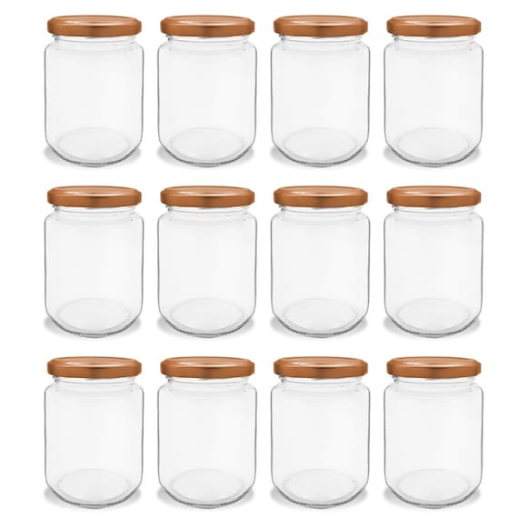 BULK LOT Smalll Glass Jars With Airtight Lids 70ml Mini Glass