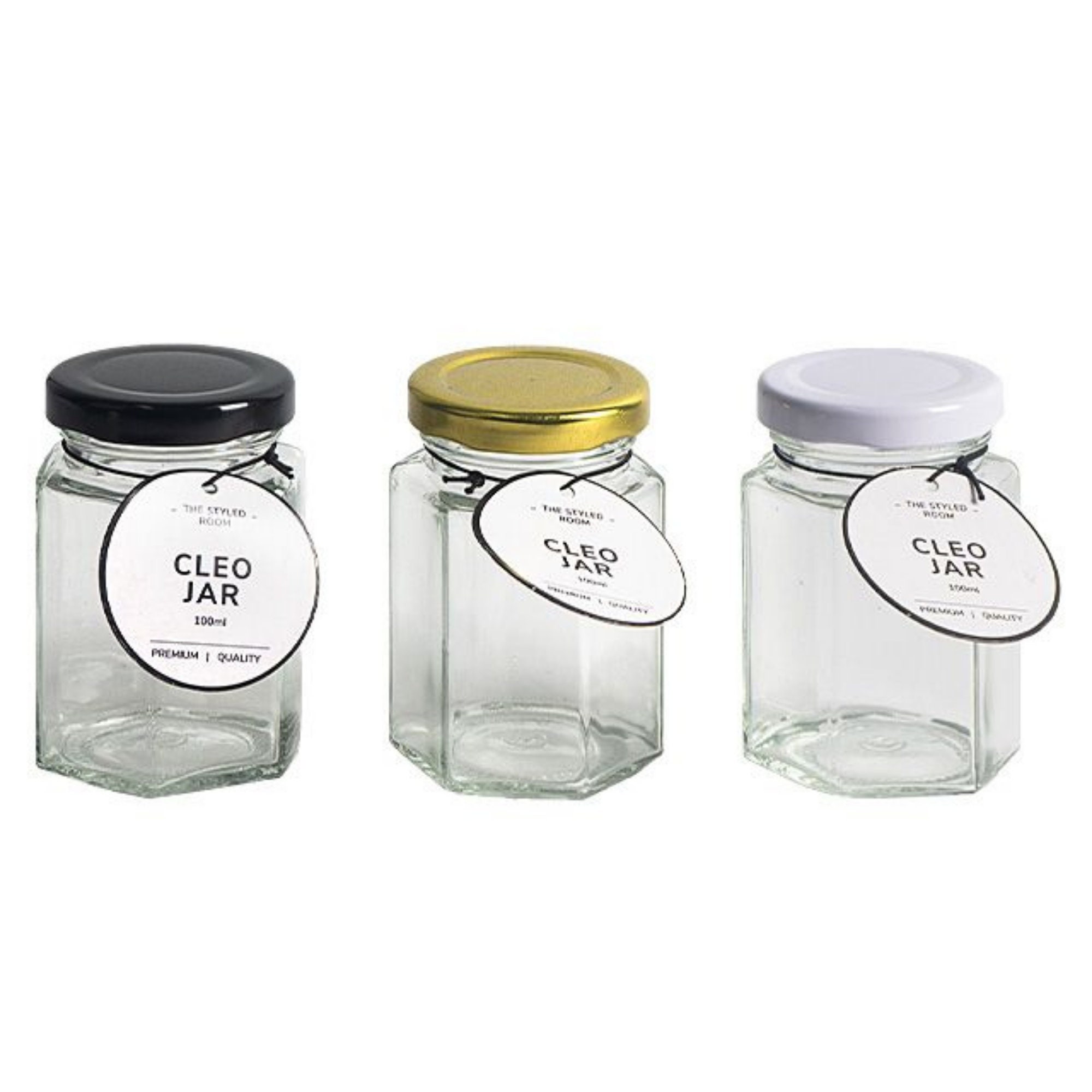 Hexagon Glass Jars Premium Food-grade. Mini Jars With Lids For Gifts,  Wedding Favors, Honey, Jams And More