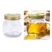 BULK LOT | Small Glass Preserving Conserve Jar with Gold Lids 300mL | Round Glass Jars for Honey Jam Spices Canning Party Wedding Favours 