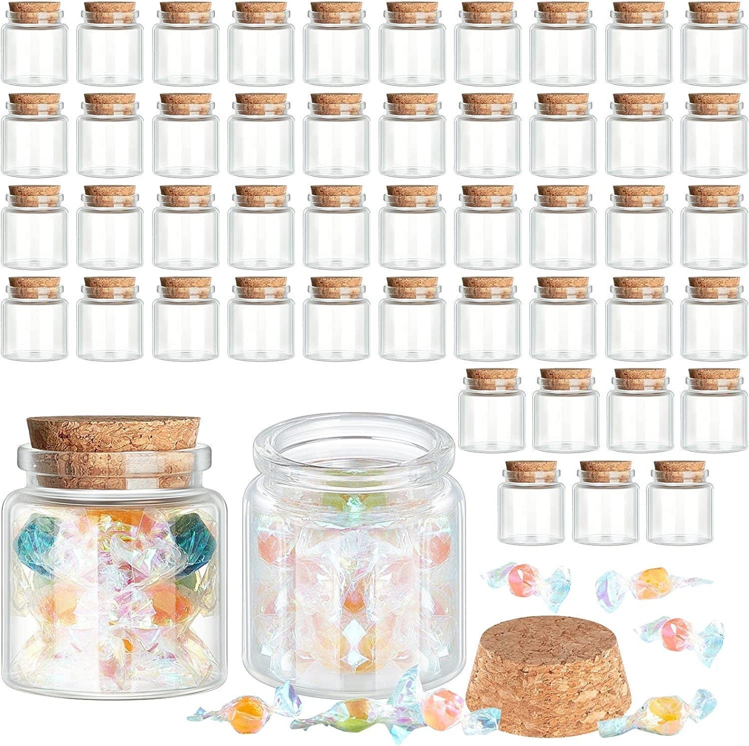 BULK 12x 150ml Glass Jars Screw Lid Preserving Wedding Favours Small Spice  Honey