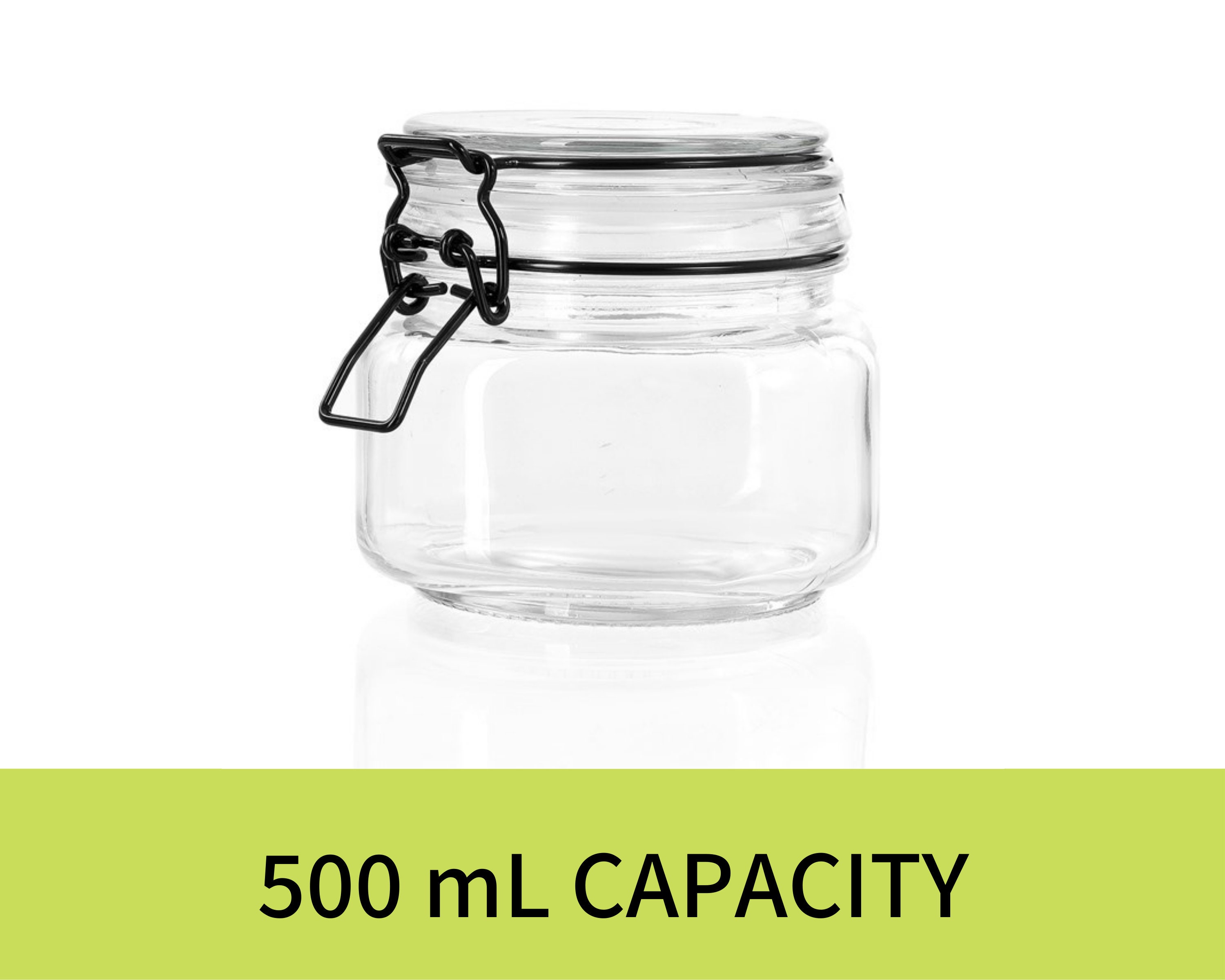 48 X Tilted Glass Spice Jar With Lids 200ml Small Round Glass Mason Jars  for Honey Jam Spices Canning Party Wedding Favours Bomboniere 
