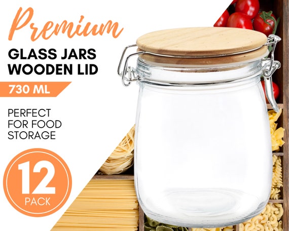 Glass Containers: Airtight, With Lids & More