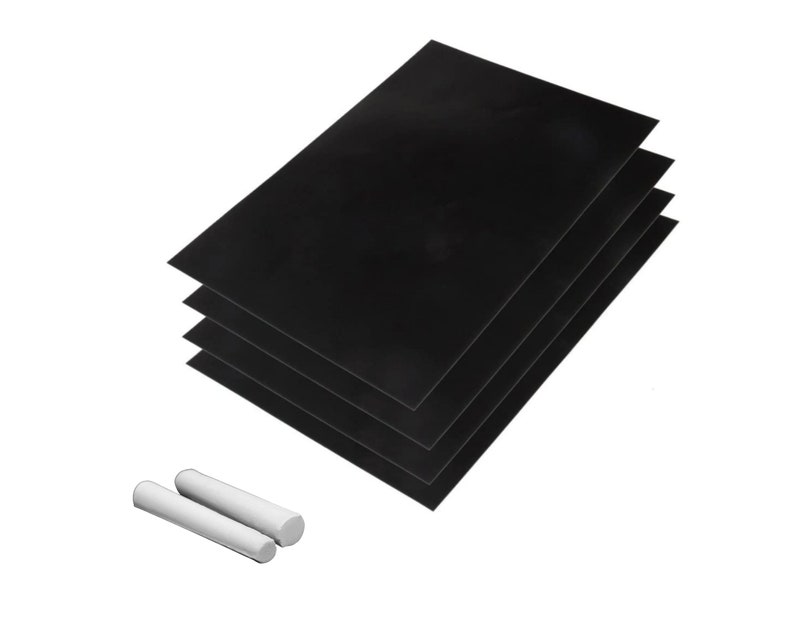 Chalkboard Adhesive Sheets 24 Pack 13x32cm Decorative Wall Etsy Australia