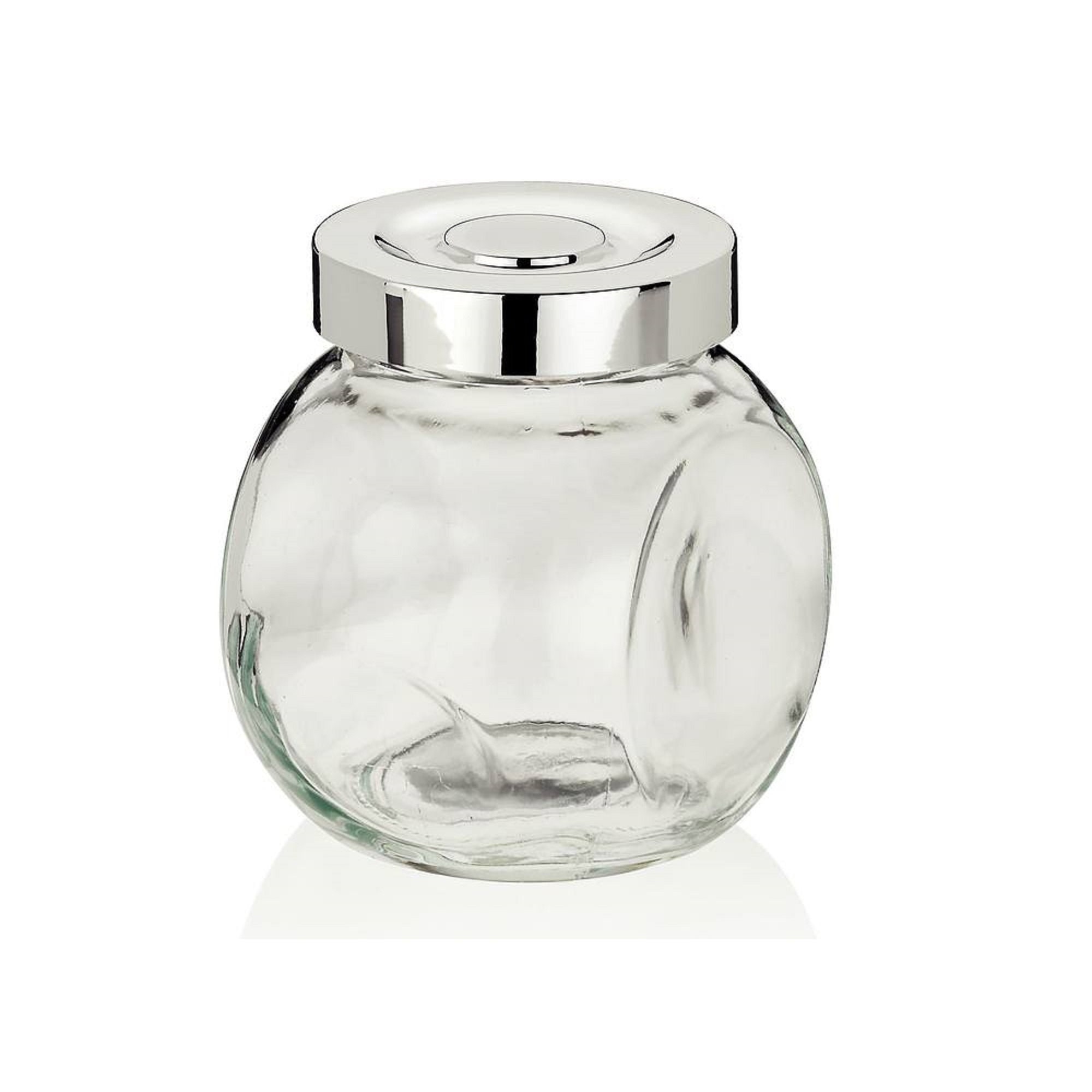 48 X Tilted Glass Spice Jar With Lids 200ml Small Round Etsy Ireland