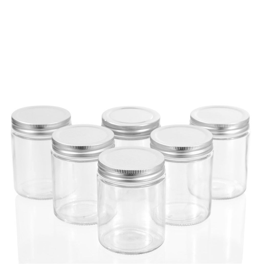 36 X SMALL GLASS JARS 300ml Mason Canning Preserving Spice Food Storage