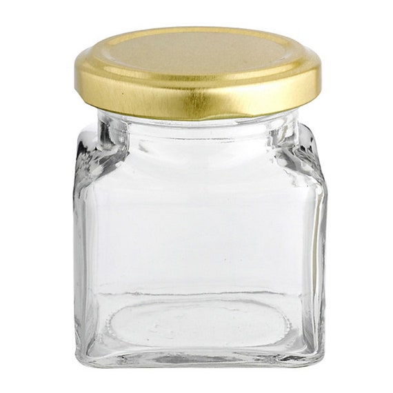 Small Glass Jars with Lids, 1.5 oz Mini Jam Jars, Small Honey Jars for  Favors, Candle