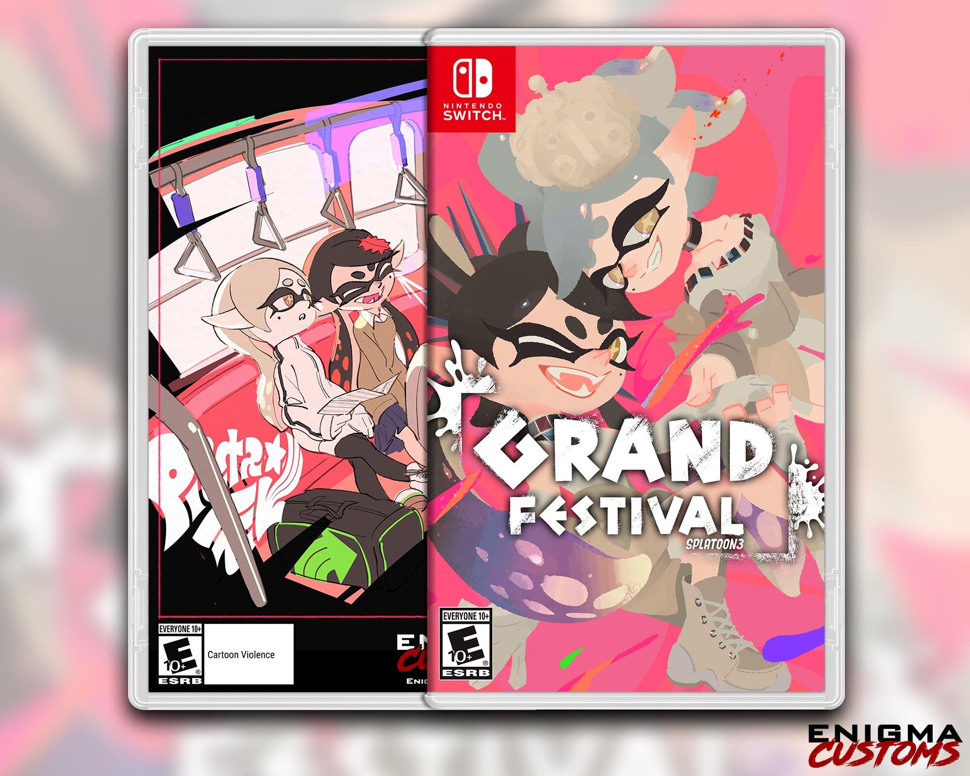 Splatoon 3: Grand Festival Custom Switch Cover (NO GAME) - Etsy