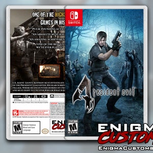 CUSTM REPLACEMENT CASE NO DISC Resident Evil 4 Remake PS5 SEE DESCRIPTION