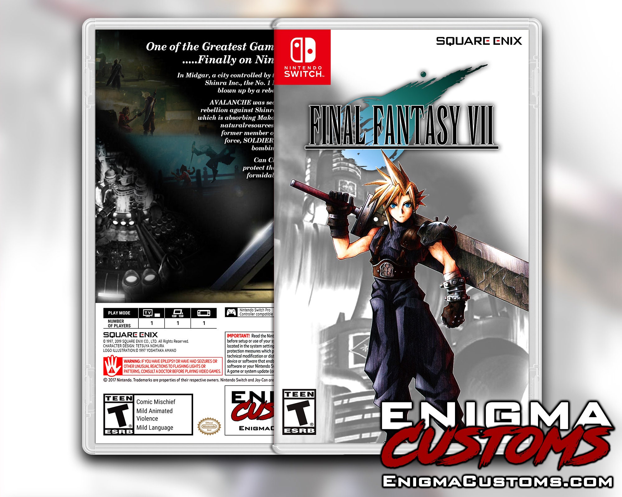 Final Fantasy VII and Final Fantasy VIII Remastered Twin Pack SWITCH -  Impact Game