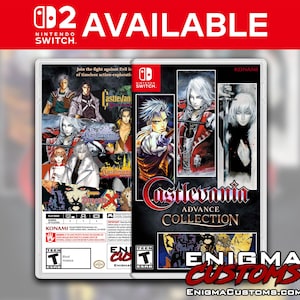 Castlevania Advance Collection Custom Switch Cover (NO GAME)