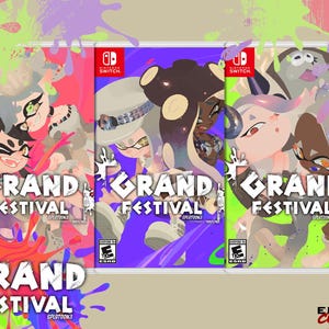 Splatoon 3: Grand Festival Custom Switch Cover (NO GAME)