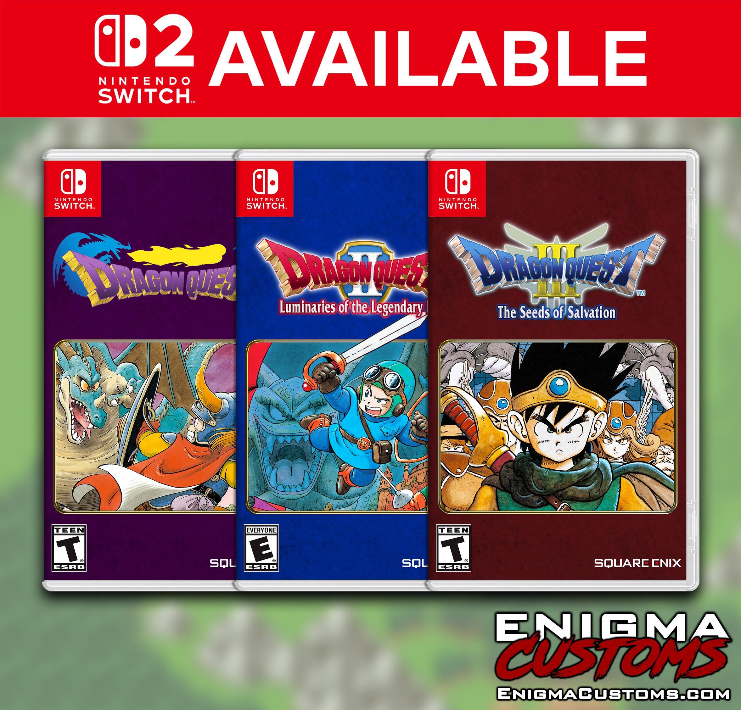 Game Dragon Quest Trilogy Switch Physical Dragon Quest Switch Game