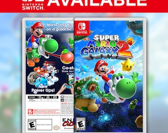 Super Mario Galaxy 2 Custom Switch/Switch 2 Case (NO GAME)