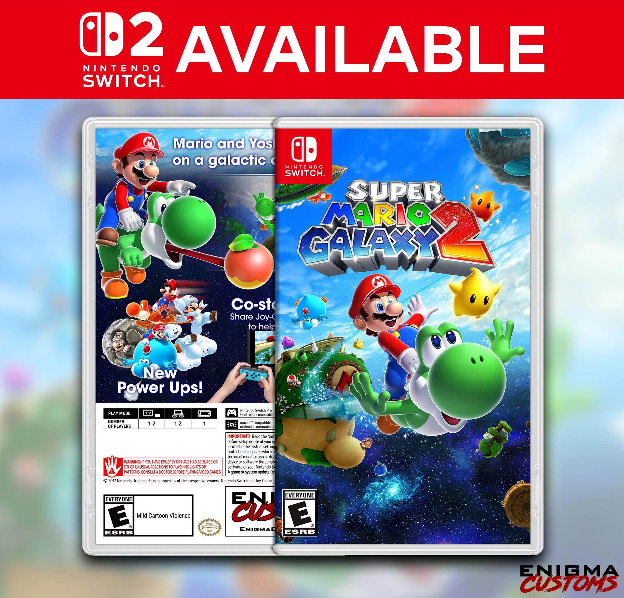 Super Mario Galaxy 2 Custom Switch/switch 2 Case (NO GAME) - Etsy