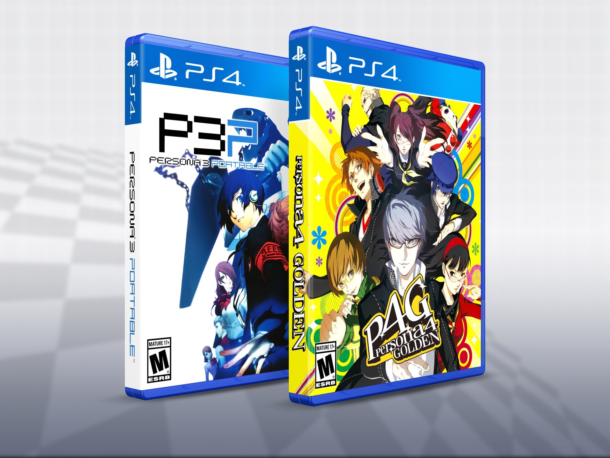 Persona 3 Portable/4 Golden/5 Royal Custom Switch/xbox/ps4 Covers NO GAME 