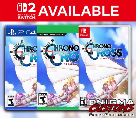 Chrono Cross Custom Switch/xbox/ps4/ps5 Cover (NO GAME) - Etsy