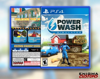 Powerwash Simulator Custom Switch/xbox/ps4/ps5 Cover NO GAME 