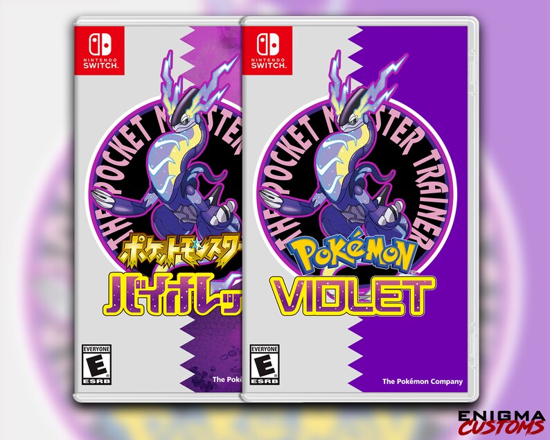 Pokemon Violet & Scarlet - Retro Inspired Covers (no Game Included) - Etsy