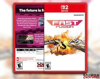 Fast Fusion Custom Switch 2 Cover (NO GAME)