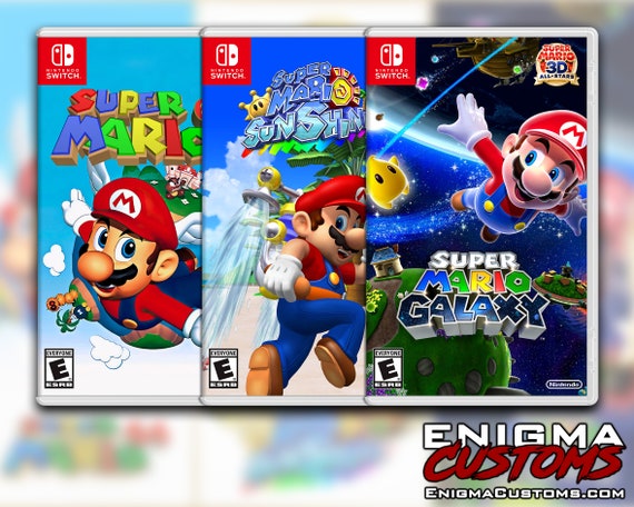 Super Mario 3D All Stars: 3 Case Bundle NO GAME - Etsy Finland
