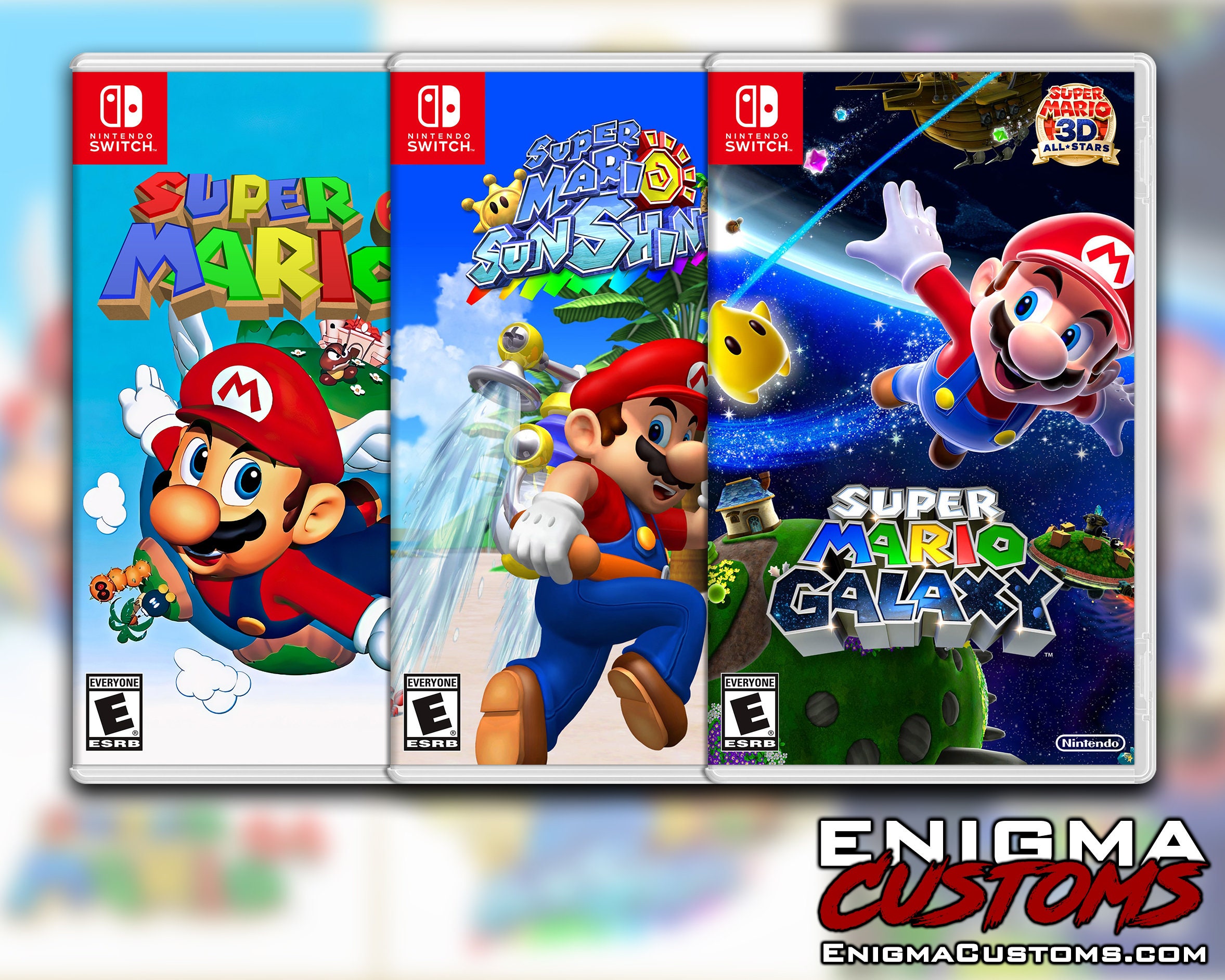 Super Mario 3D All Stars: 3 Case Bundle NO GAME - Etsy
