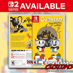 Cuphead Custom Switch Cover (NO GAME)