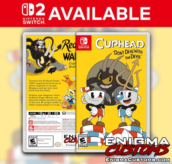 Cuphead Custom Switch Cover (NO GAME) - Etsy